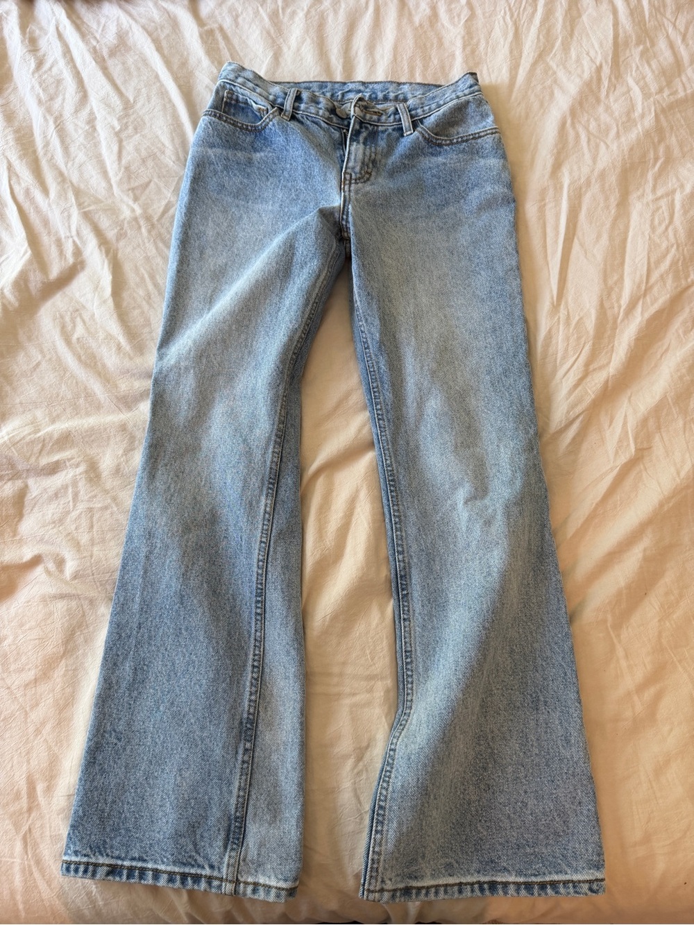 Brandy Melville Light Blue Flare Jeans